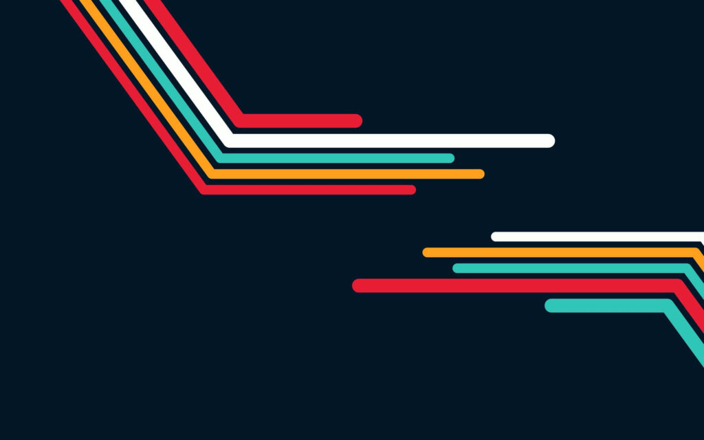 Vibrant Abstract Macbook Wallpaper: Colorful Angular Lines Design