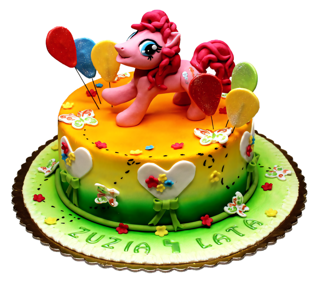 Vibrant My Little Pony Birthday Cake for ZUZIA's Celebration Wallpaper
