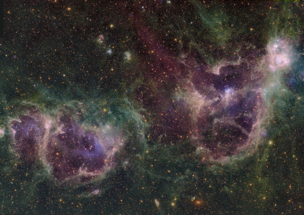Stunning Nebula Wallpaper: Vibrant Cosmic Scene & Starry Background