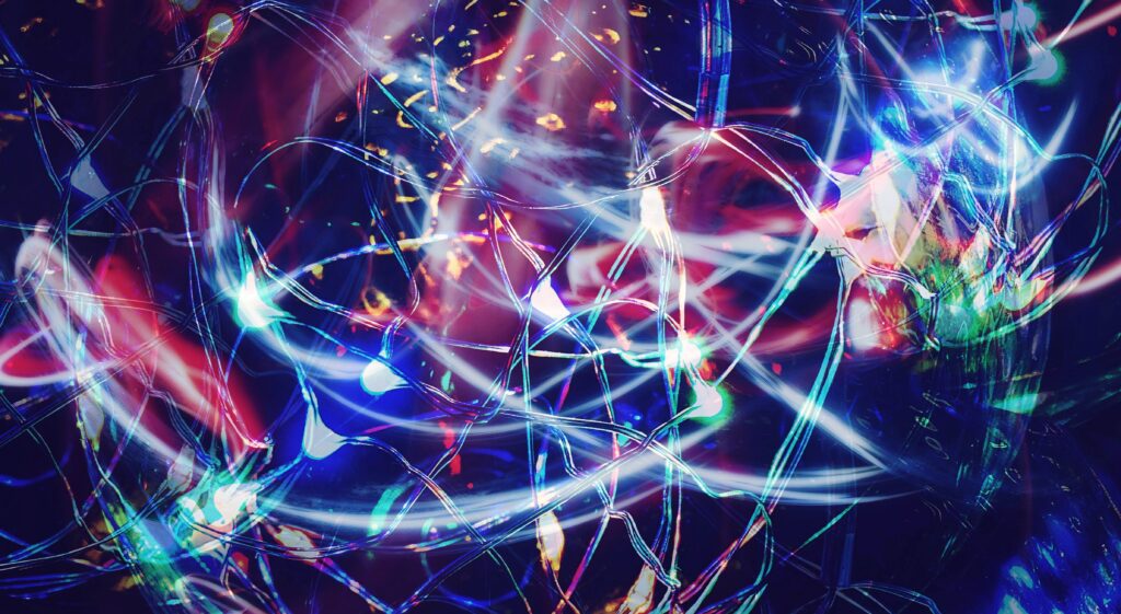 Vibrant Neon Lights Wallpaper - Abstract Colorful Background
