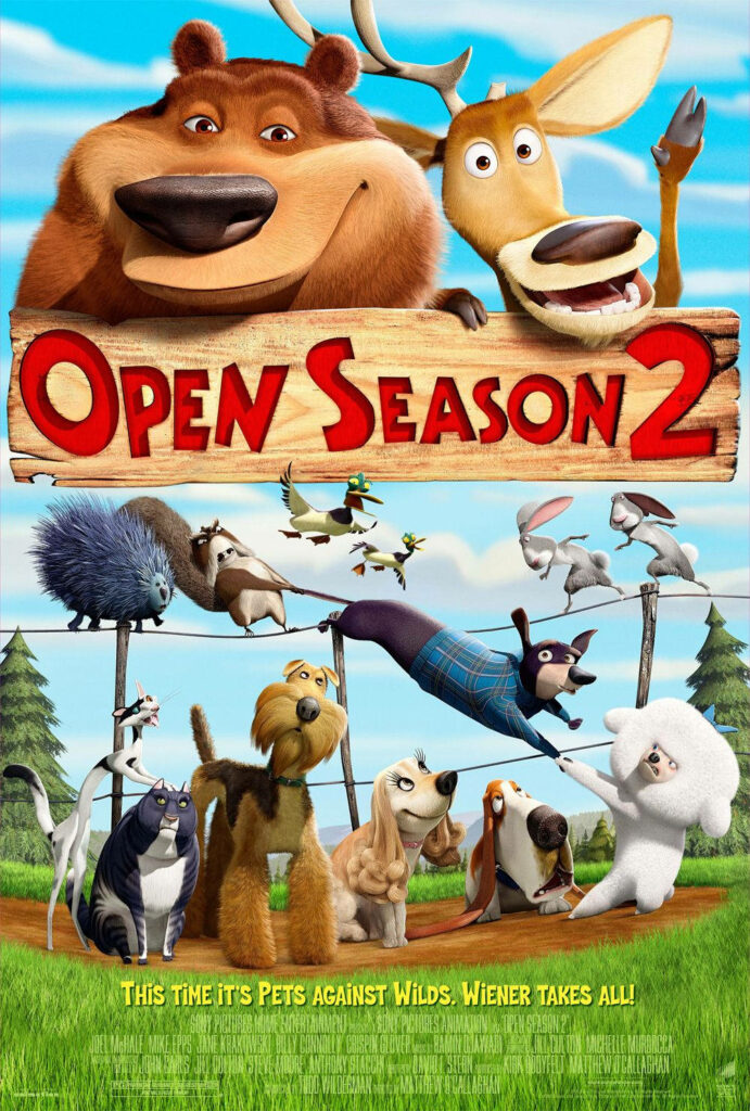 Colorful Open Season 2 Wallpaper: Pets vs. Wild Adventure!