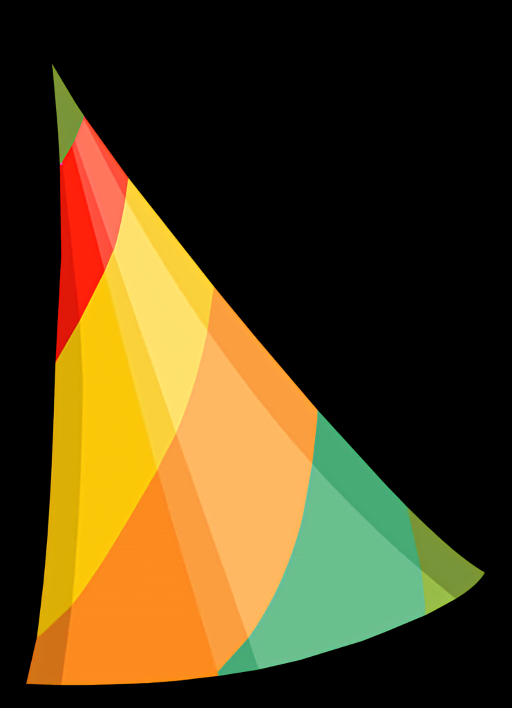 Vibrant Colorful Party Hat Wallpaper for Festive Celebrations