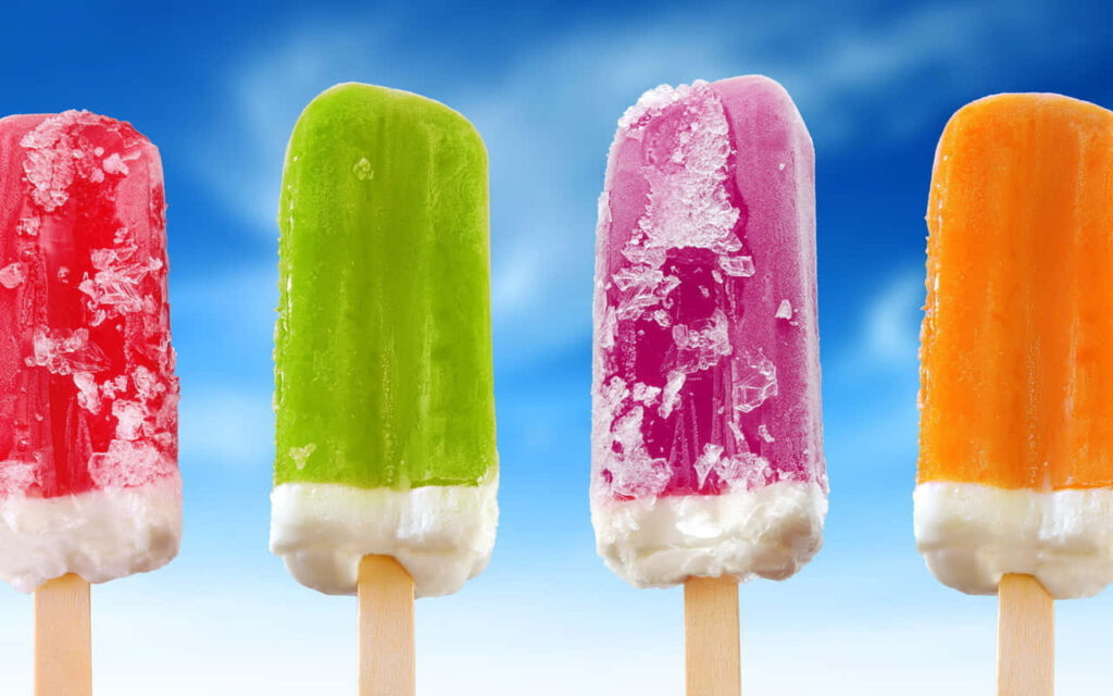 Colorful Popsicle Wallpaper: Refreshing Summer Vibes in Bright Hues