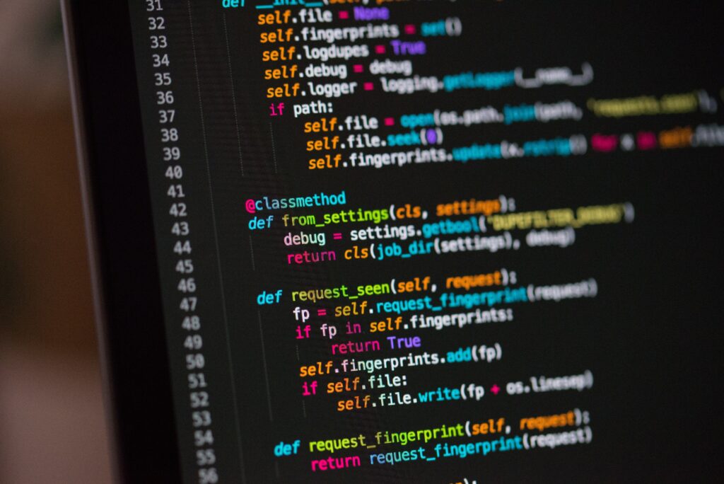 Vivid Python Code Close-Up Wallpaper for Tech Enthusiasts