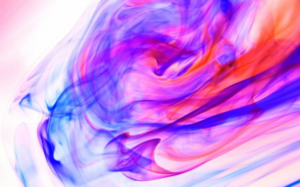 Mystical Haze: A Vibrant Display of Abstract Smoke in a Kaleidoscope of Red, Purple, and Blue - HD Wallpaper Background