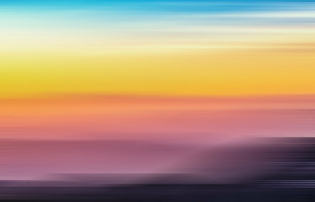 Blurred Stripes: Colorful Gradient Distortion as Wallpaper Background