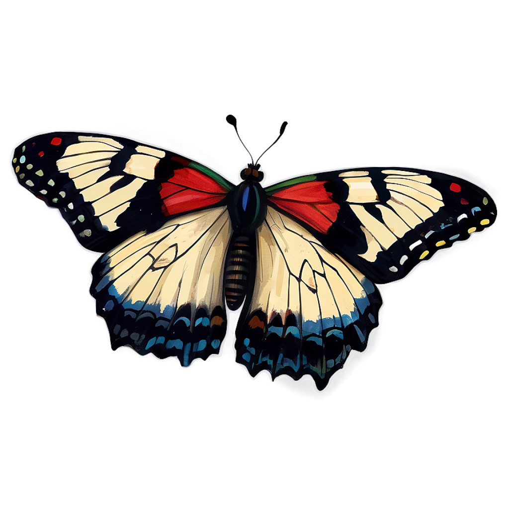 Vintage-Style Butterfly Wallpaper: Vibrant Colors & Detailed Patterns