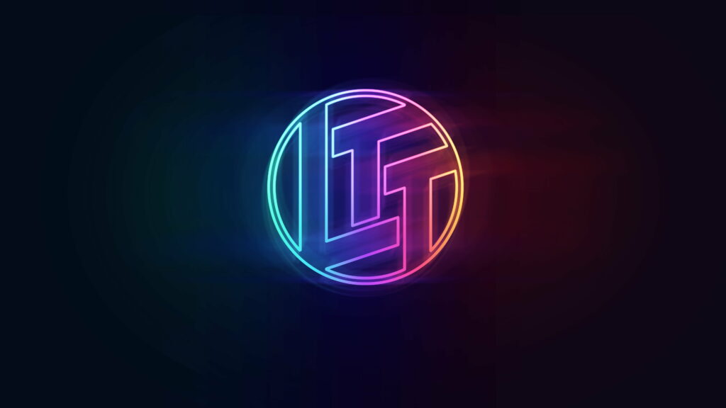 Colorful 4K Linus Tech Tips Logo with Vibrant RGB Background Photo Wallpaper