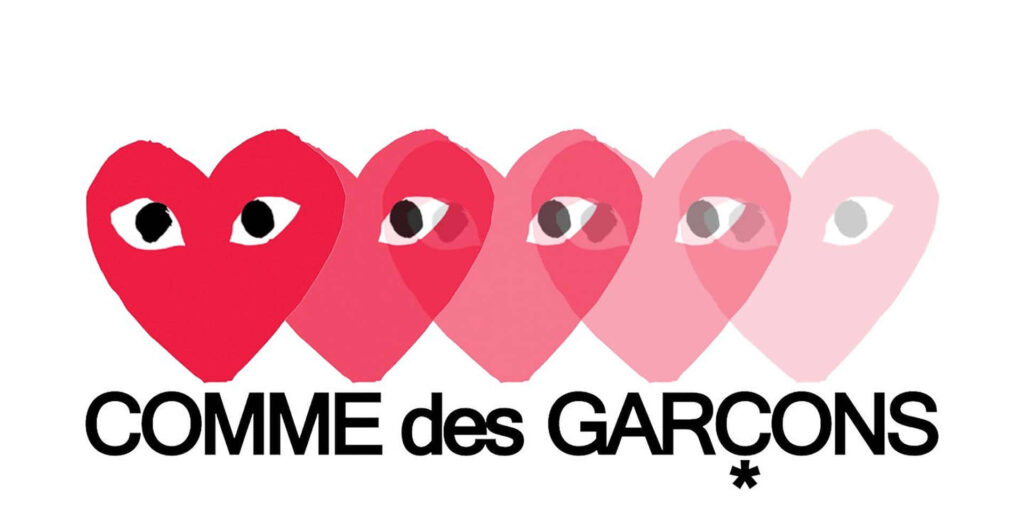 Comme Des Garçons Play Heart Logo Wallpaper Background