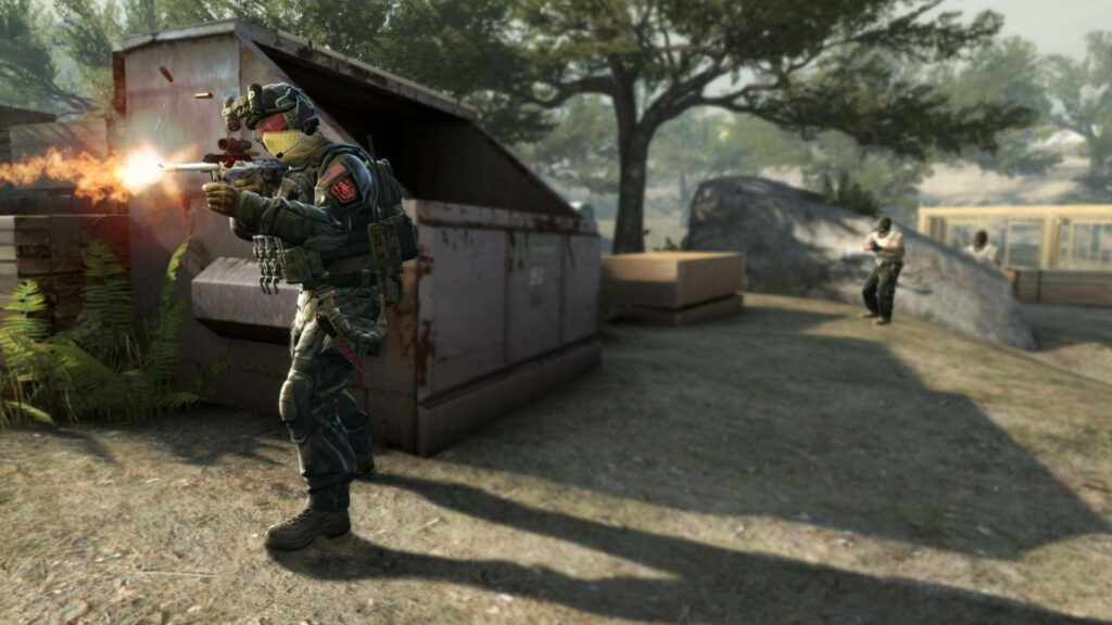 Precision Warfare Unveiled: A Stealthy Marksman Prepares for Battle in Counter-Strike Global Offensive Wallpaper