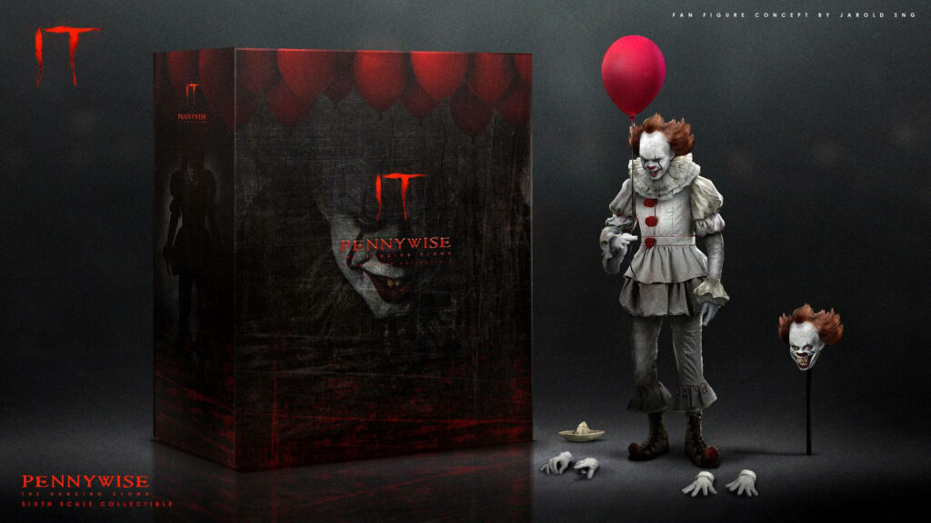 The Terrifyingly Menacing Pennywise: Confronting Your Deepest Fears Wallpaper