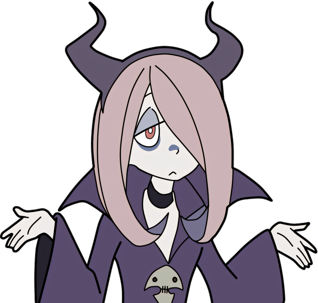 Expressive Anime Wallpaper: Confused Character with Unique Style