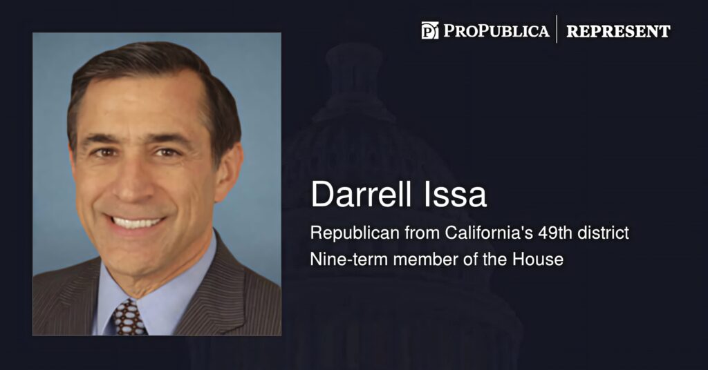 Congressman Darrell Issa of California 49th district professional headshot official political wallpaper