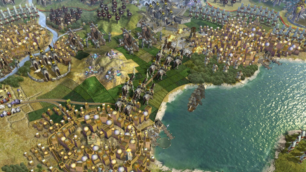 Rise to the Top: Conquer the World's Destiny in Civilization V Wallpaper