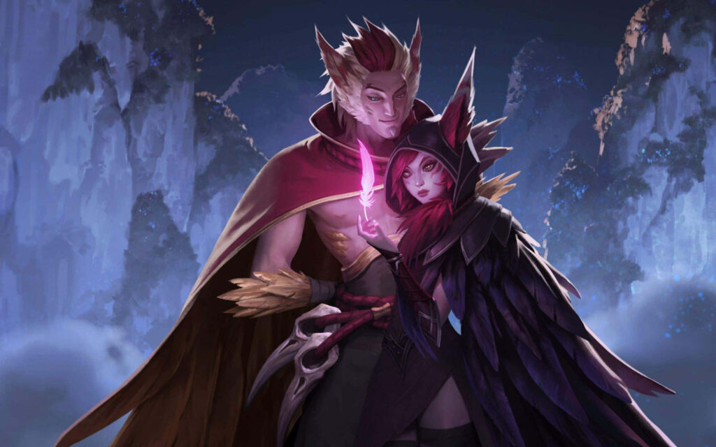 Dual-Screen Dream: Elevate Your League Of Legends Gameplay and Declare Your Dominance Wallpaper