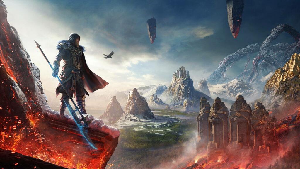 Unleashing Wrath: Conquer Svartálfaheimr in Assassin's Creed Valhalla Wallpaper