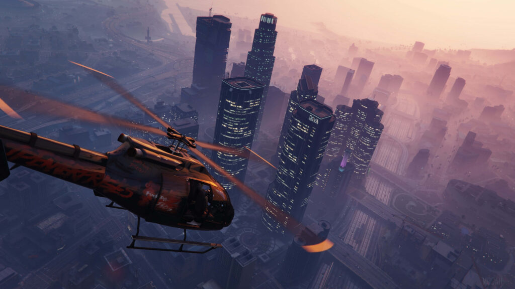 Dominate the Open World of GTA 5: Immerse Yourself in the Thrilling Life of Gangsters Wallpaper