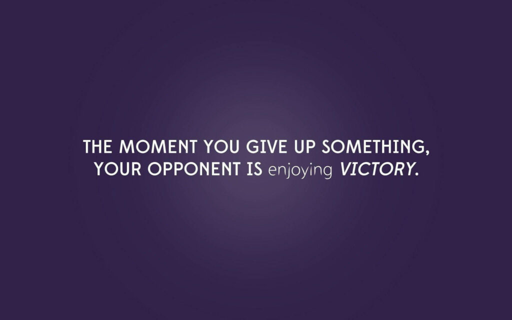 Conquer Adversity: Defy Your Foes and Persevere Wallpaper