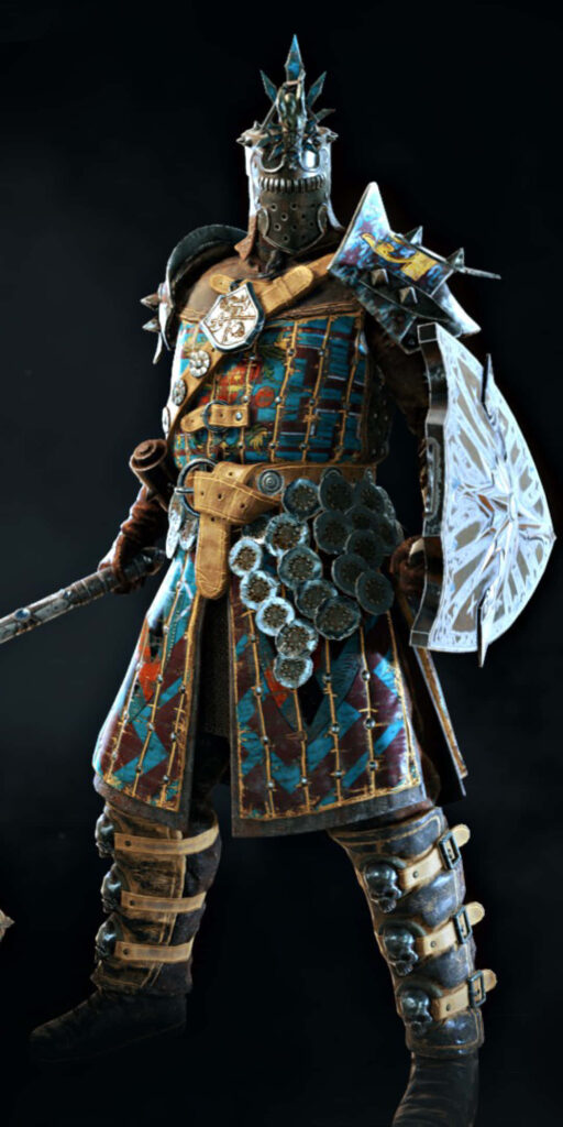 For Honor Conqueror Wallpaper: Ornate Armor, Flail Weapon, Medieval Warrior Spirit