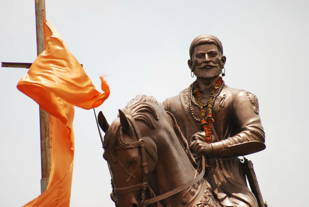 Majestic Marvel: The Graceful Chhatrapati Shivaji Maharaj on Horseback Wallpaper