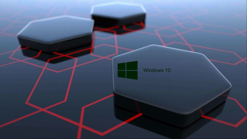 Abstract Futuristic Geometric Patterns for Black Windows 10 HD Wallpaper