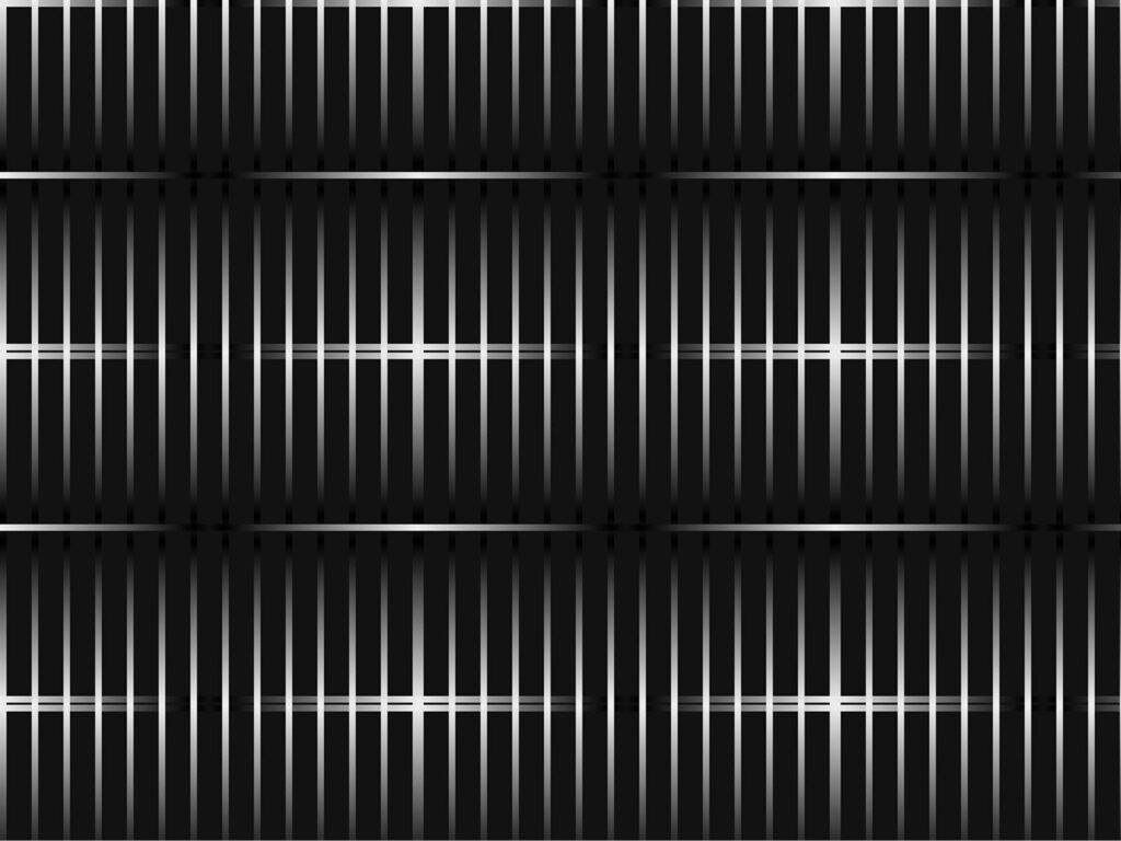 Modern Black and White Vertical Line Wallpaper Design