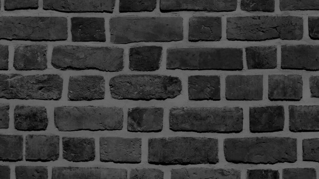 A Contemporary Twist on Classic Brick: Modern Monochrome Wallpaper