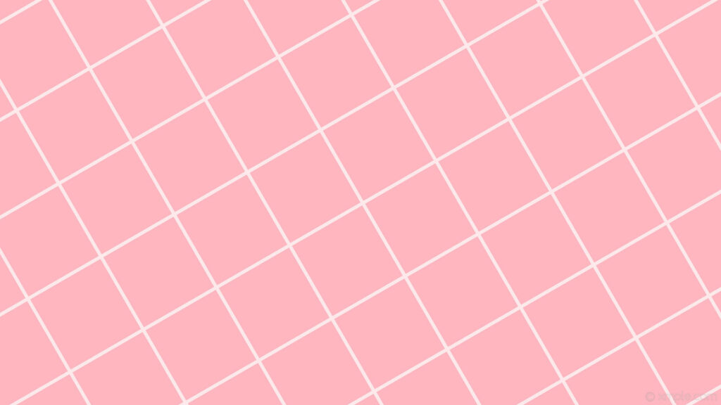 Chic Geometric Patterns: Captivating Light Pink Backdrop with White Diagonal Tiles Wallpaper