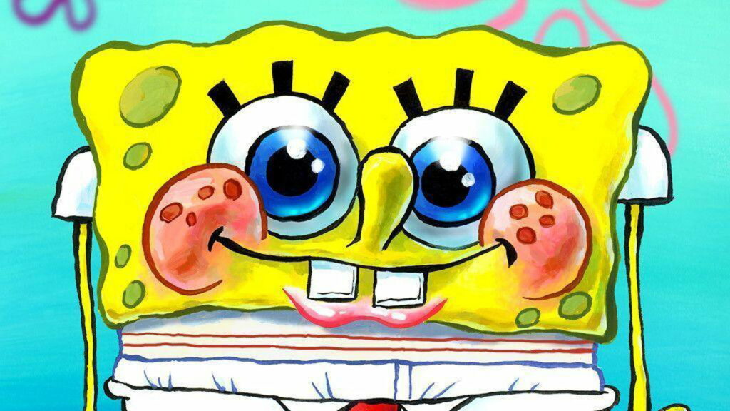 Colorful Spongebob: A Playful Cartoon Character in High Definition Wallpaper