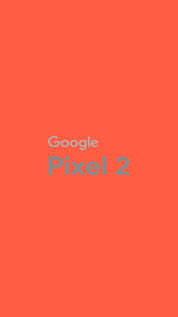 Vibrant Coral Pixel 2: HD Android Stock Wallpaper with Pixel Perfection