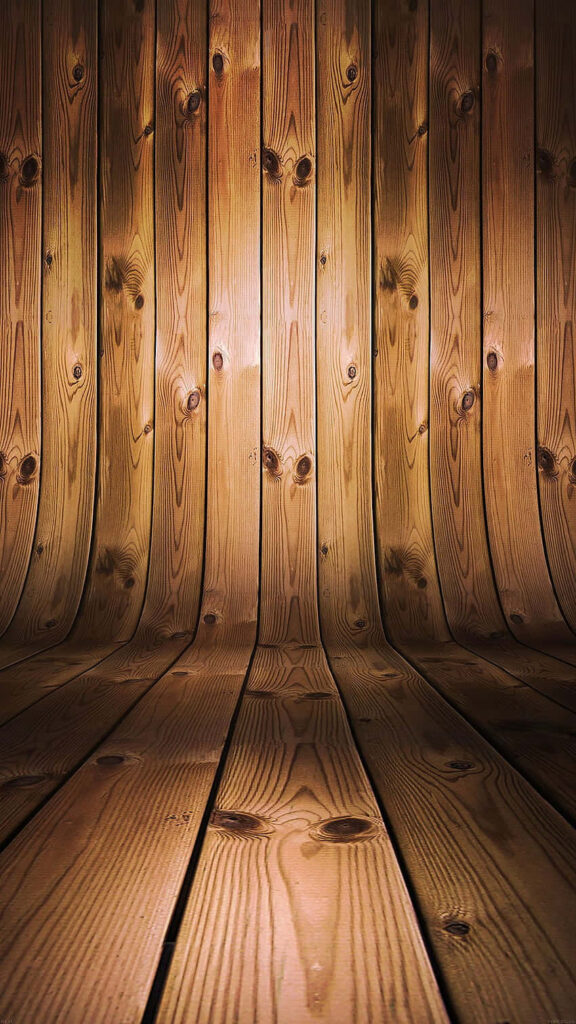 Cozy Golden-Brown Wood Wallpaper - Rustic Vertical Planks Background