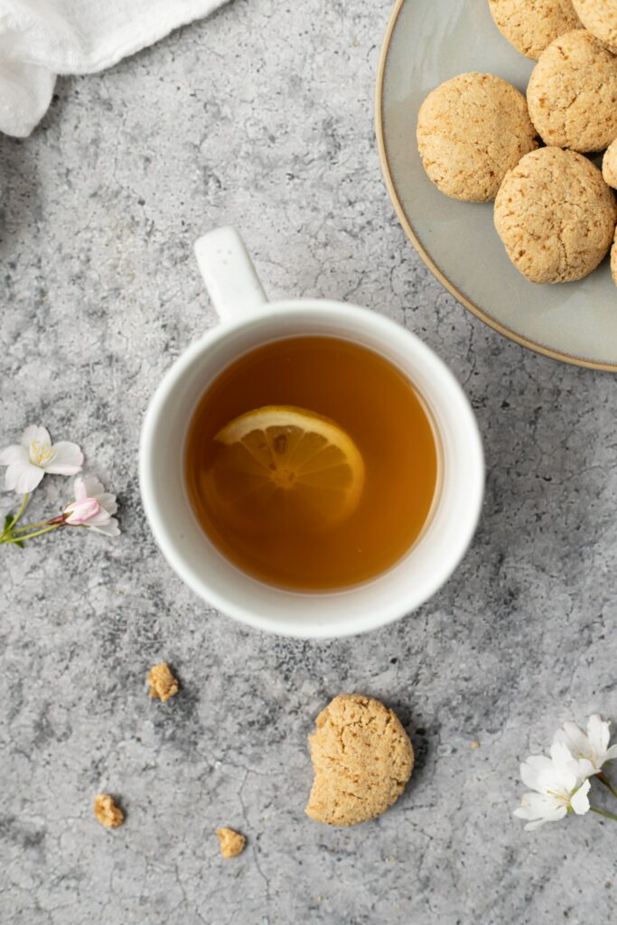 Cozy Tea and Lemon Wallpaper: Reset with Calming Ambiance