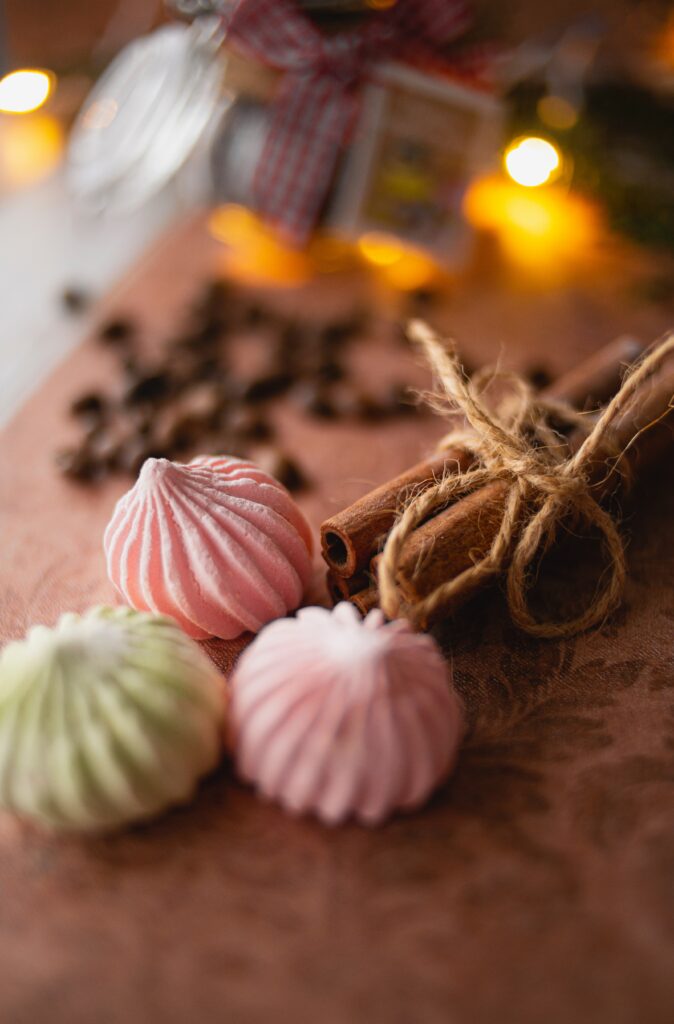 Colorful Marshmallows & Cinnamon Sticks: Cozy Wallpaper Background