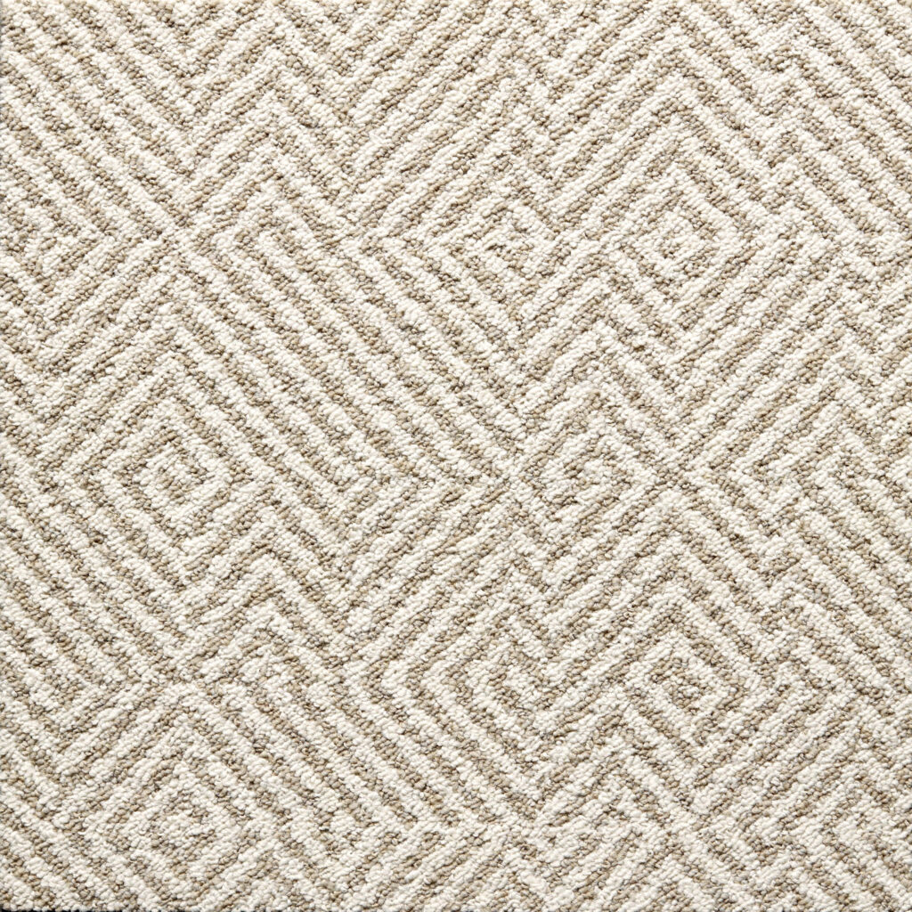 Cozy Geometric Carpet Texture Close-Up - Warm Wallpaper Background