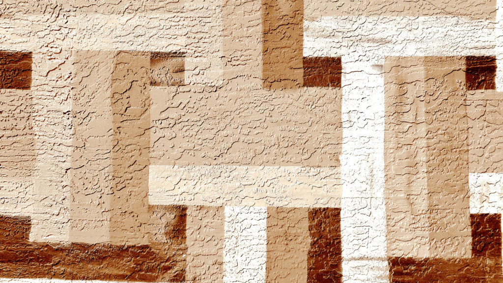 Cream Aesthetic Geometric Abstraction on Textured Surface: A Creamy Delight of Abstract Art Wallpaper