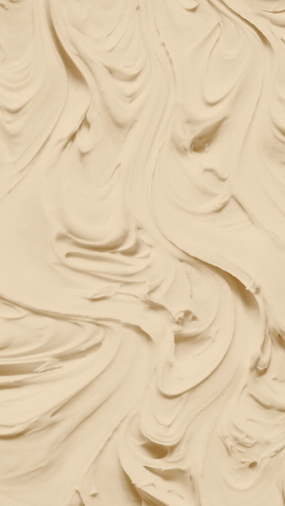 Creamy Whirls: A Captivating Close-up of Textured Abstract Art Wallpaper