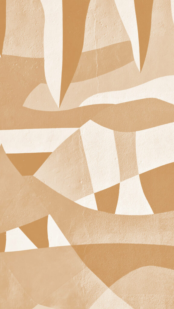 Cream Dreams: Exploring Abstract Aesthetics on Textured Canvas Wallpaper