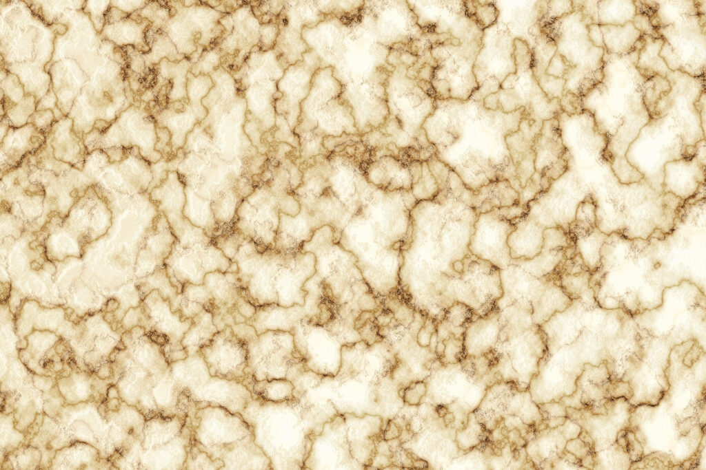 Creamy marble laptop wallpaper with dark brown mottles for a minimalist natural desktop background