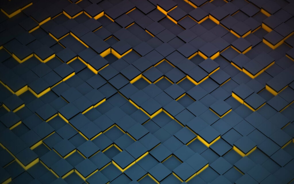 Abstract Cubes: A Creative 3D Art Piece on a Gray Background - HD Wallpaper