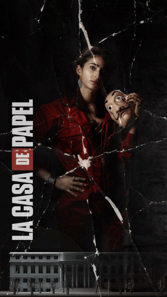 Nairobi's Enchanting Fan-Made Poster: An Ode to Alba Flores in Money Heist Wallpaper