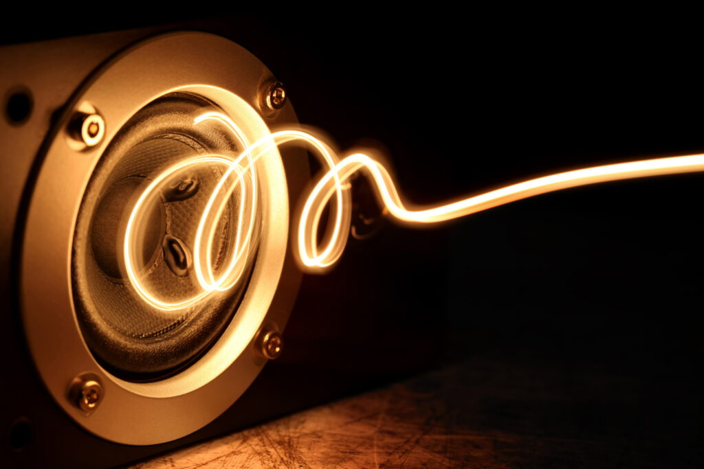Vibrant Energy: Illuminating Macro Glow of Creative Orange LED Lights - Captivating 5K Wallpaper Background Photo