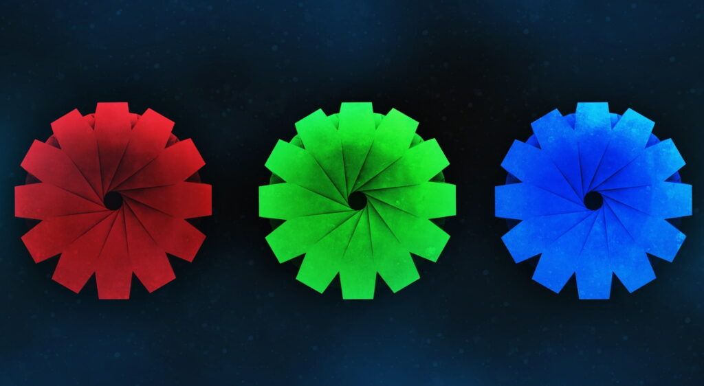 Crafting a Colorful Design: An RGB Artistic HD Wallpaper Background Photo