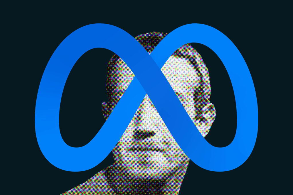 Mark Zuckerberg Meta Logo Wallpaper: Creative Background Design