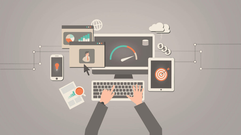 Creative Media Work-From-Home Wallpaper: Productivity & Connectivity