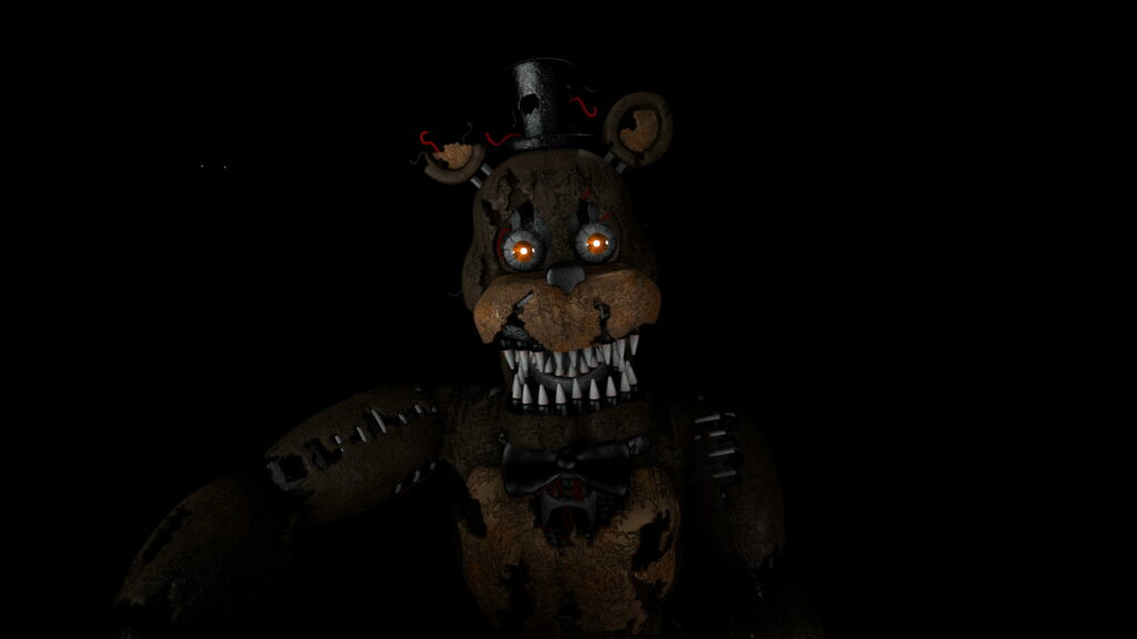 Immersive Frights: Stunning HD Wallpapers from Five Nights at Freddy's 4