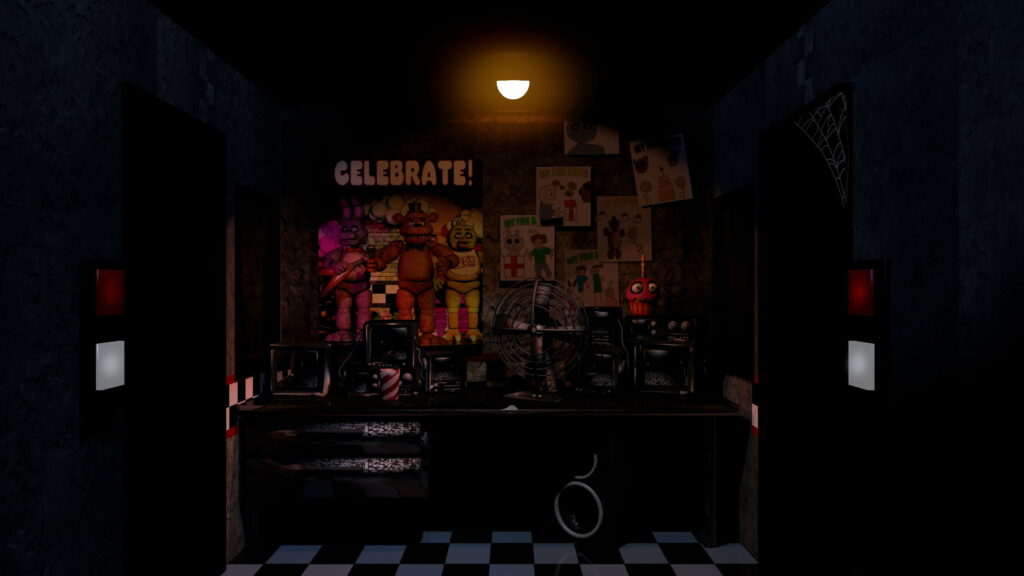 4K Wallpaper showcasing the captivating world of Five Nights at Freddy's video game