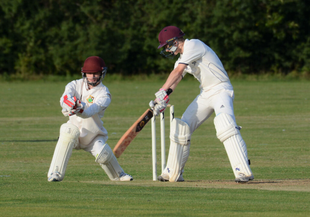 Caught in Action: Cricket Player's Missed Opportunity Wallpaper