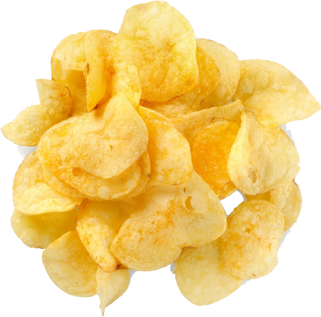 Vibrant Golden Plantain Chips Wallpaper: Crunchy and Appetizing Image