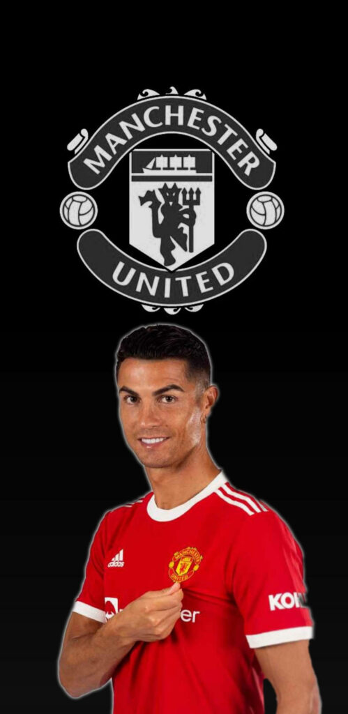Cristiano Ronaldo Manchester United Wallpaper: Iconic Club Pride