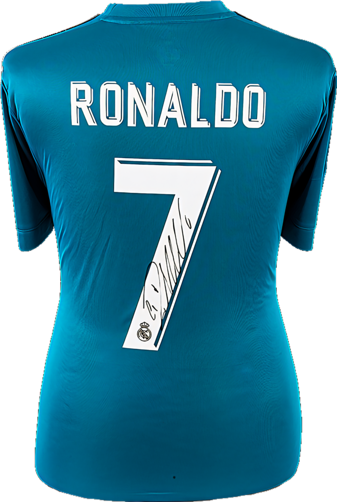 Real Madrid Ronaldo Jersey Wallpaper – Iconic Number 7 Design